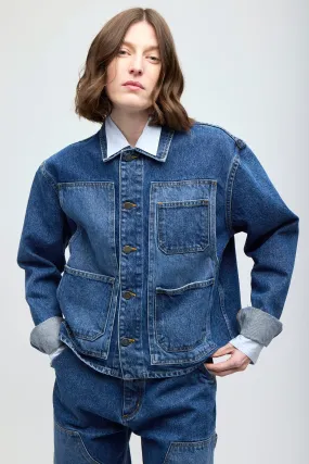 WORKMAN DENIM JACKET BLUE