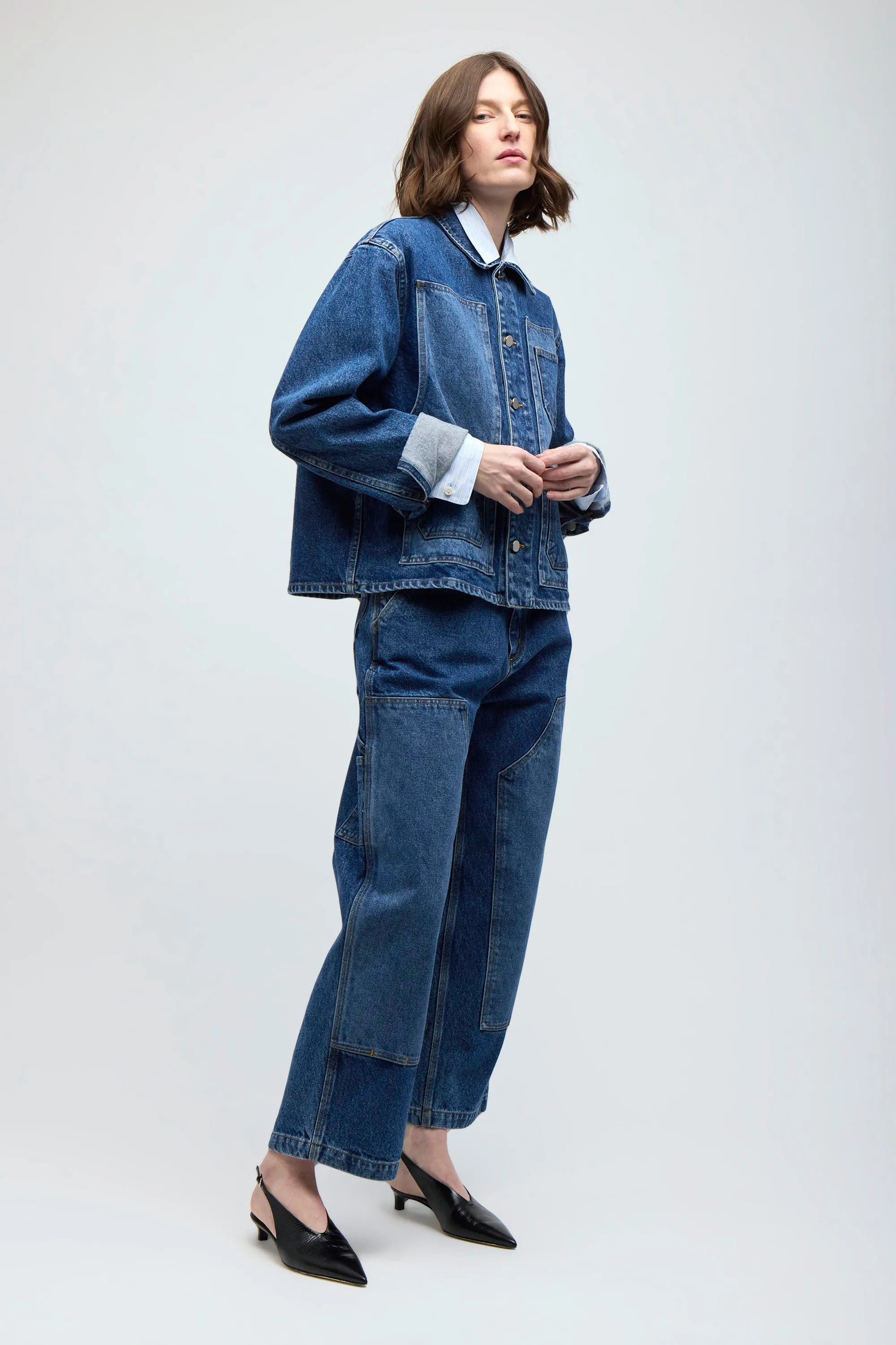 WORKMAN DENIM JACKET BLUE