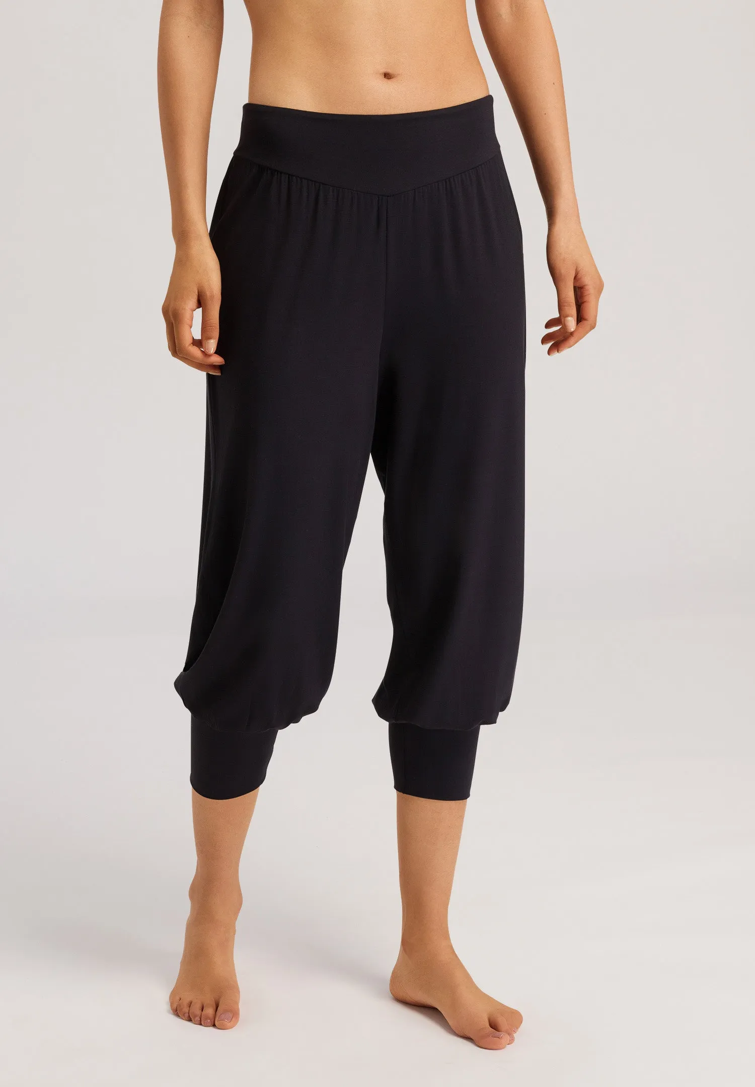 Yoga Crop Pants | Black Beauty 78797-2199