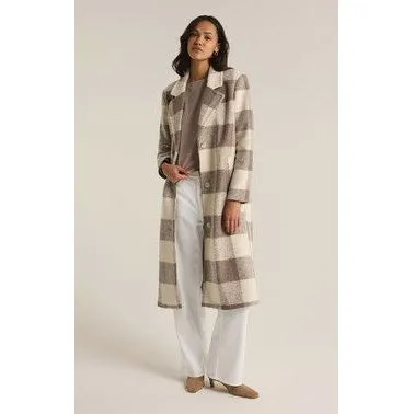 Z Supply Conway Buffalo Plaid Coat