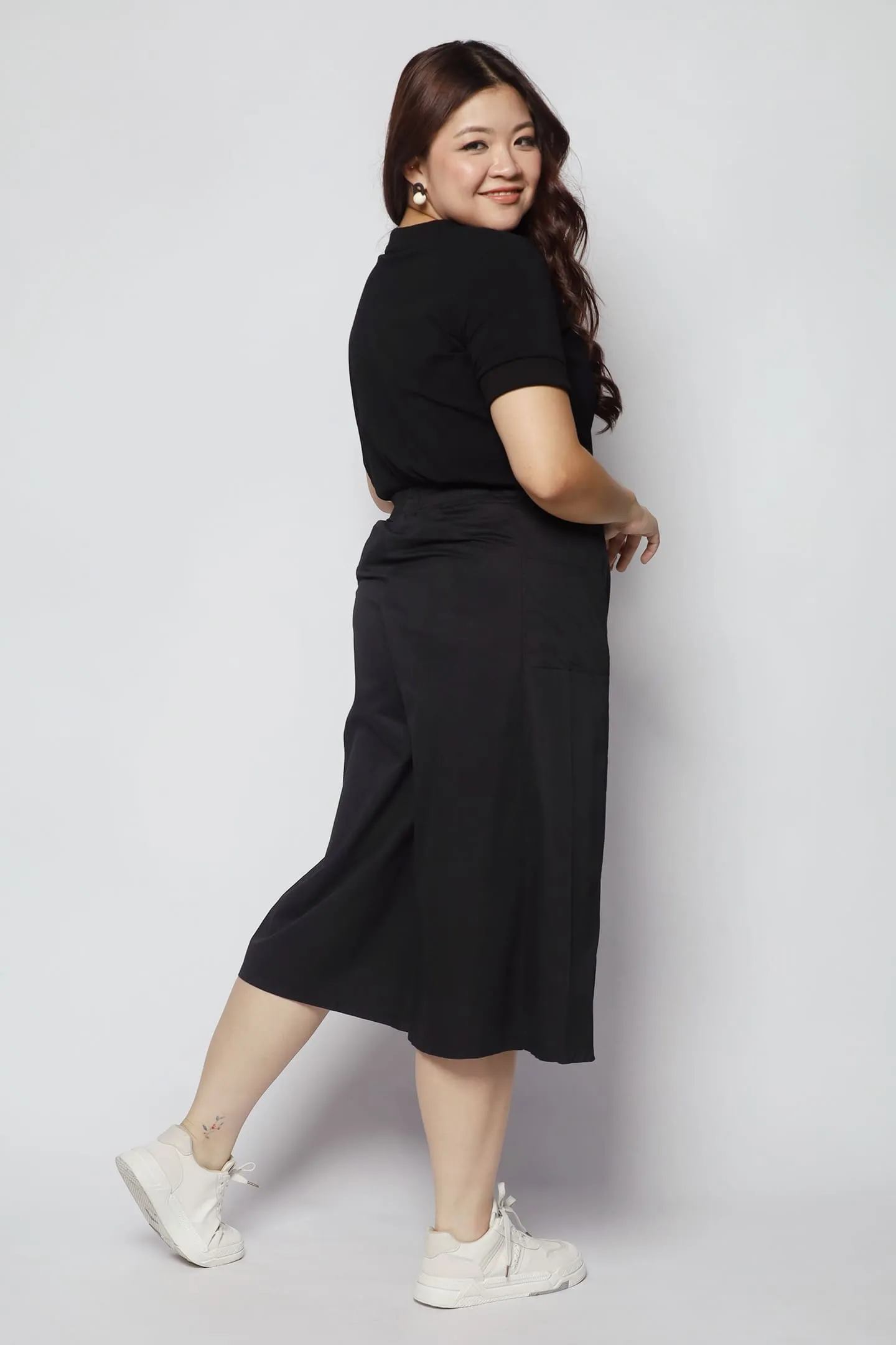 Zant Culottes Pants in Black